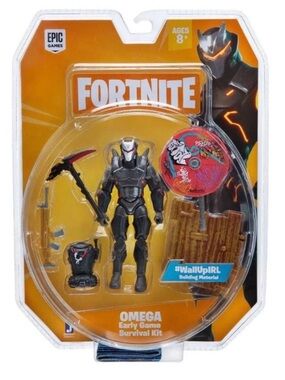 Fortnite Omega Action Figure Playset - Black & Silver